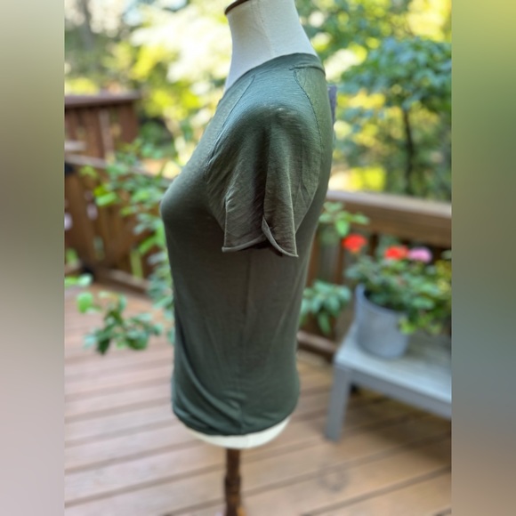 NWT Free People Hot Spring Green TShirt We the Free Large - Picture 5 of 6